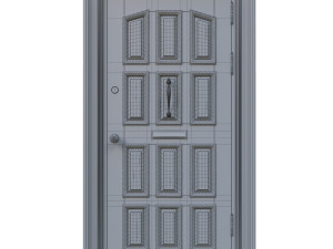entrance classic door 15 3D Model
