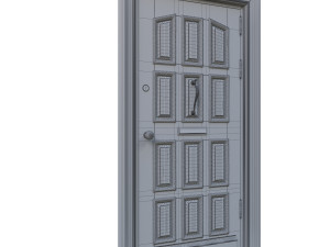 entrance classic door 15 3D Model