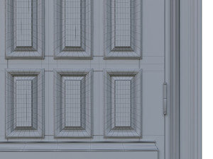 entrance classic door 15 3D Model