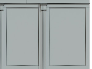 wood panels with veneer 01 Modelo 3D