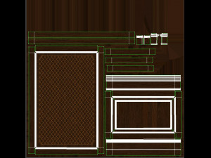 wood panels with veneer 01 Modelo 3D