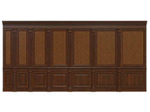 wood panels with veneer 01 3D Модель