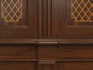 wood panels with veneer 01 Modelo 3D