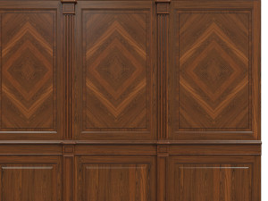 wood panels with veneer 02 Modelo 3D