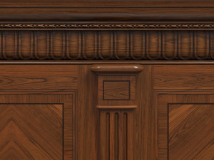 wood panels with veneer 02 Modelo 3D