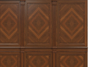 wood panels with veneer 02 Modelo 3D