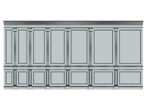 wood panels with veneer 02 Modelo 3D