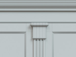 wood panels with veneer 02 Modelo 3D