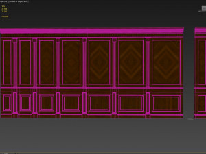 wood panels with veneer 02 Modelo 3D