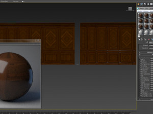 wood panels with veneer 02 Modelo 3D