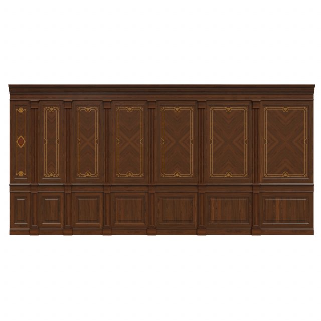 wood panels with veneer 03 Modelo 3D .c4d .max .obj .3ds .fbx .stl .blend 