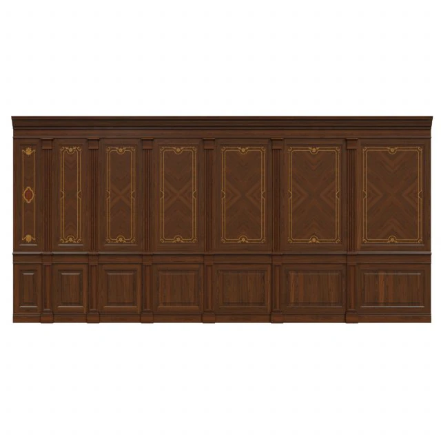 wood panels with veneer 03 3D Model .c4d .max .obj .3ds .fbx .stl .blend 