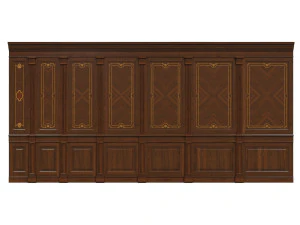 Holzplatten mit Furnier 03 3D Modell