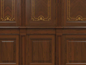 wood panels with veneer 03 3D Model
