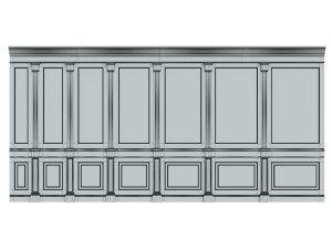 wood panels with veneer 03 Modelo 3D