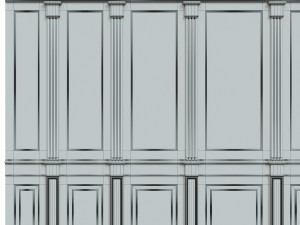 wood panels with veneer 03 Modelo 3D