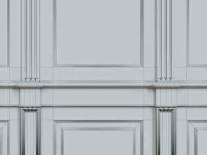 wood panels with veneer 03 Modelo 3D