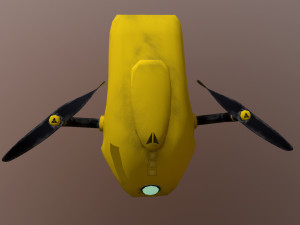 drones on the hunt Modelo 3D