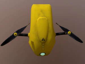 drones on the hunt 3D Model