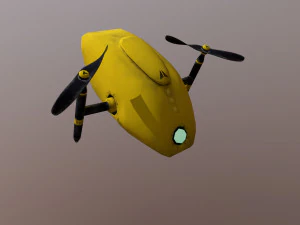drones on the hunt 3D Model
