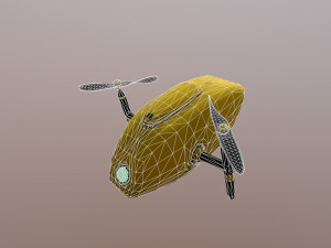 drones on the hunt Modelo 3D