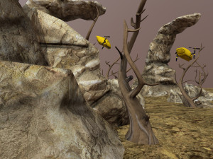 drones on the hunt Modelo 3D