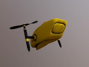 drones on the hunt Modelo 3D