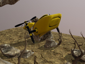 drones on the hunt Modelo 3D
