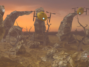 drones on the hunt Modelo 3D