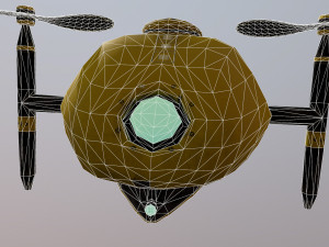 drones on the hunt Modelo 3D