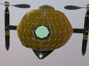 drones on the hunt 3D Model