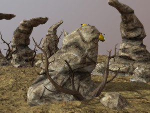 drones on the hunt Modelo 3D