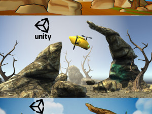 drones on the hunt Modelo 3D