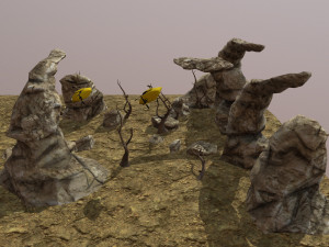 drones on the hunt Modelo 3D