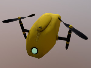 drones on the hunt Modelo 3D