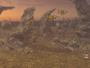 drones on the hunt Modelo 3D