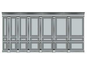 wood panels 05 Model 3D
