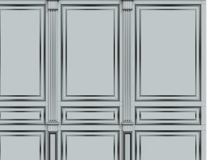 wood panels 05 Model 3D