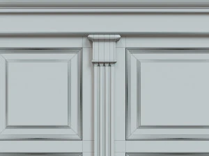 pannelli in legno 06 Modello 3D