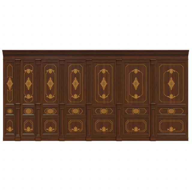 wood panels 07 Model 3D .c4d .max .obj .3ds .fbx .stl .blend 