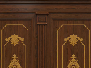 wood panels 07 Model 3D