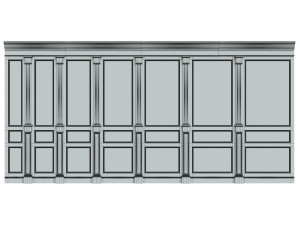 wood panels 07 Model 3D