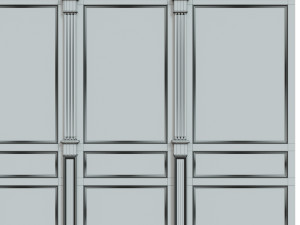 wood panels 07 Model 3D