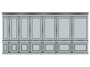wood panels 08 3D Model