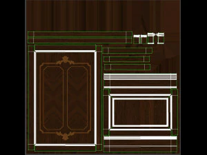 wood panels 08 3D Model