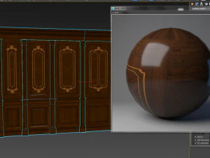 wood panels 08 3D Model