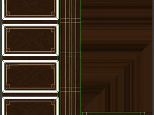wood panels 09 3D Model