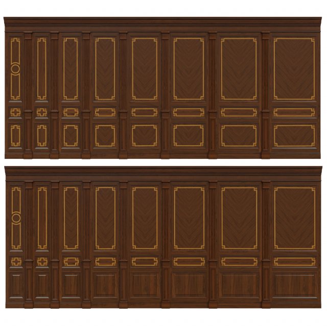 wood panels with veneer 010 3D 모델 .c4d .max .obj .3ds .fbx .stl .blend 