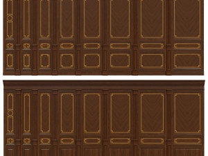 wood panels with veneer 010 3D मॉडल