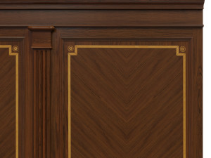 wood panels with veneer 010 3D 모델